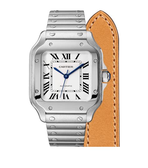 cartier stainless steel watch|cartier stainless steel watch price.